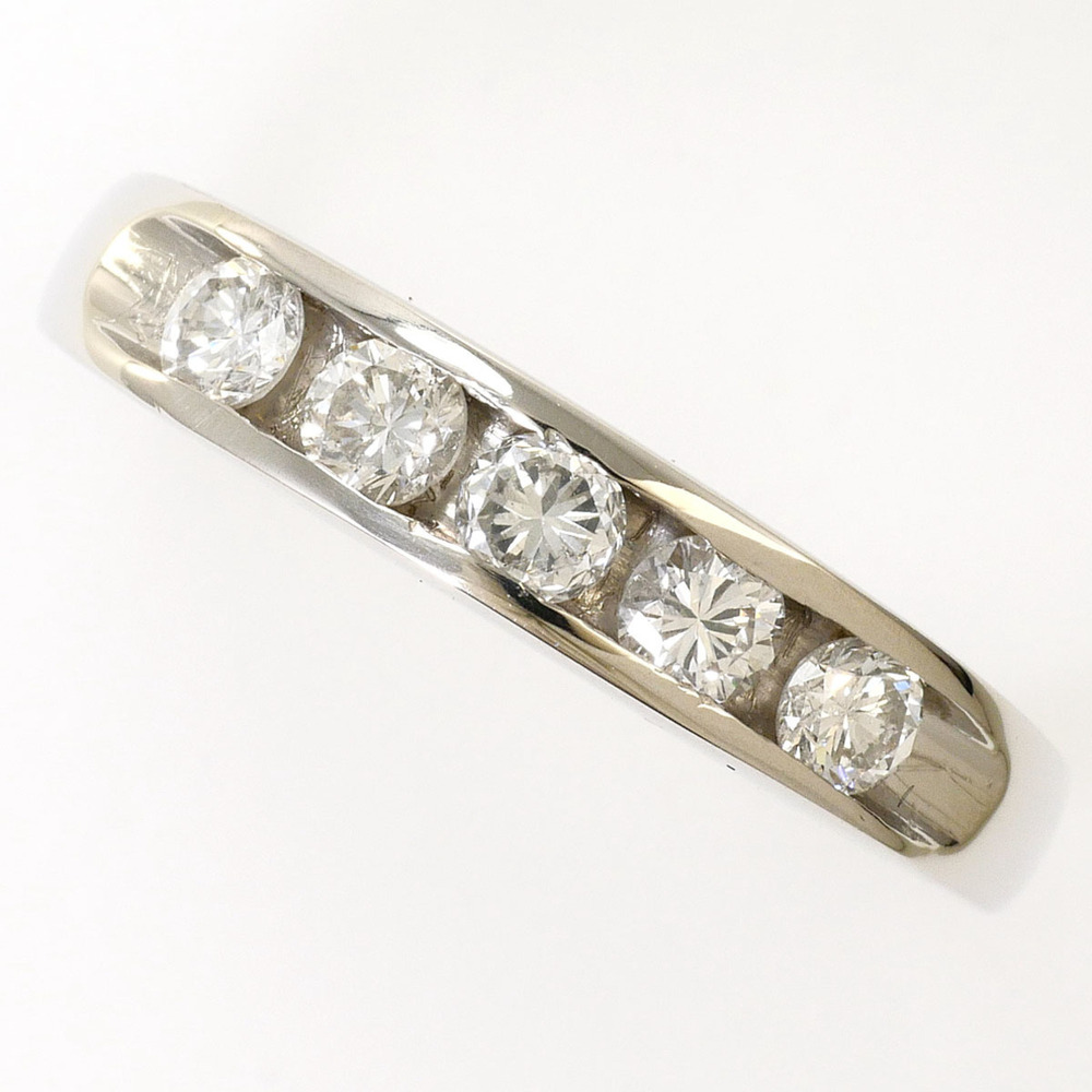 VINTAGE Silver Diamond Ring